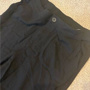 Skies Are Blue Classic Black Wide Leg Pants